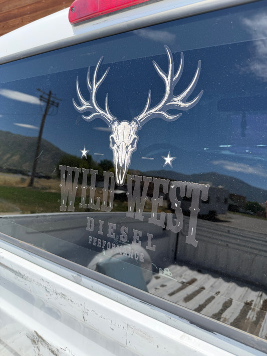 Black Wild West Decal