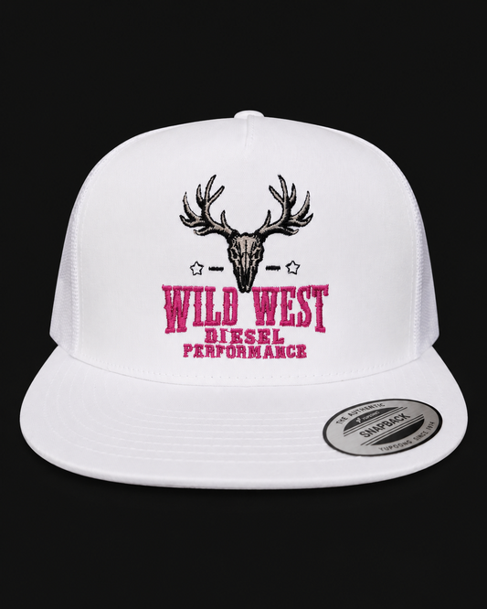 Pink & White Snapback Hat