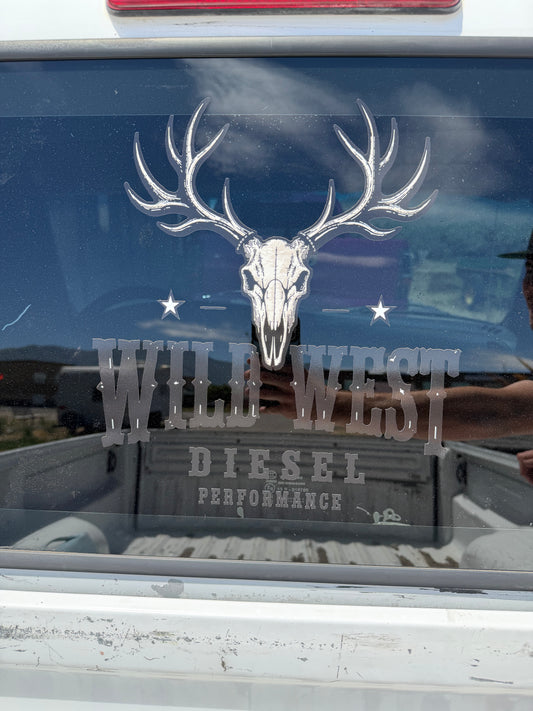 Black Wild West Decal