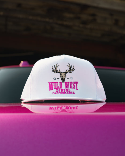 Pink & White Snapback Hat